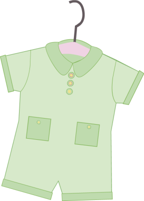 Green Baby Clothes - Free Clip Arts Online | Fotor Photo Editor